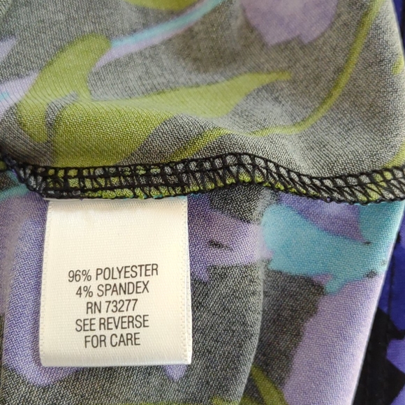 NWT Apt 9 Faux Wrap Dress Jersey Floral Print S - Picture 5 of 8